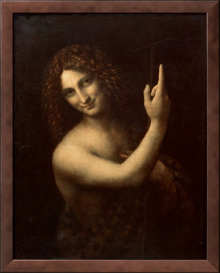 St. John the Baptist, 1513 16 By Leonardo Da Vinci